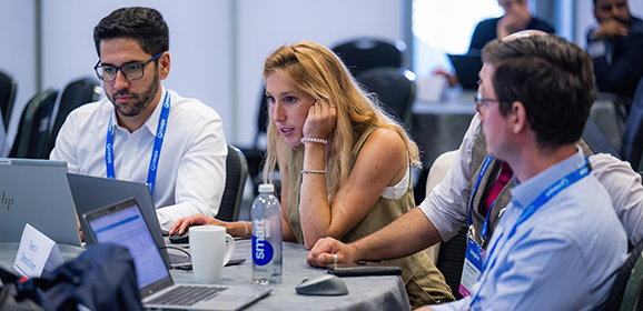 Coupa customers in training session