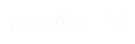 Moody's Logo White
